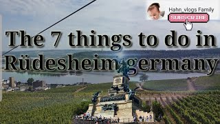 The seven things to do in Rüdesheim germany [upl. by Adlev]