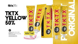 TKTX Numbing Cream  Yellow 50  Official Store  TKTX Company [upl. by Auqkinahs811]