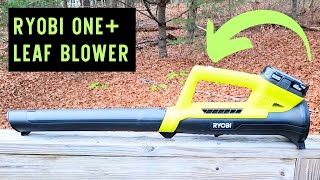 Ryobi One Cordless Leaf Blower is Powerful and Portable [upl. by Bopp637]