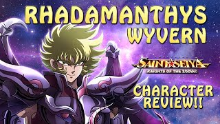 RHADAMANTHYS WYVERN FULL REVIEW FOR THE KING OF LEGION BOSS Saint Seiya Awakening [upl. by Polly]