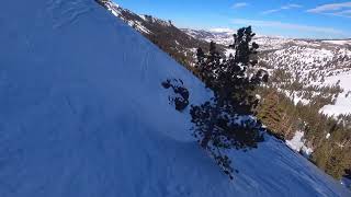 Ski Kirkwood Norms Nostril Chute 2022 [upl. by Ramon648]