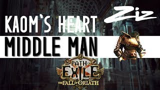 Path of Exile  Legacy Kaoms Heart HUGE trade  Middle manning [upl. by Halle]