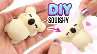 DIY SQUISHY KOALA Make VIRAL Silicone Squishies from Scratch Hitohada Gel Tutorial [upl. by Narej]