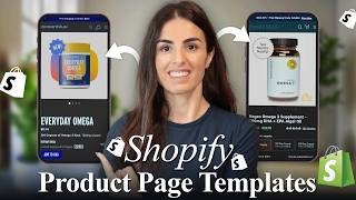 Shopify Custom Product Pages Full Tutorial  Beginners Friendly [upl. by Nelhsa]