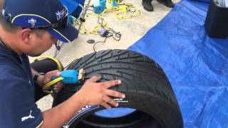 This is how Michelin prepares race tires for the possibility of rain [upl. by Nylloc]