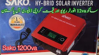 Sako 1200va Inverter Price amp Review Karachi  Sako Hybrid Inverter Pakistan [upl. by Leahcar9]