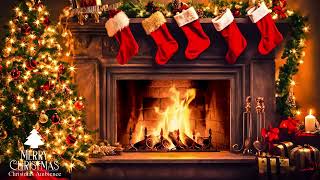 The Best Old Christmas Songs with Fireplace 🎅🏼 2 Hours Best Classic Christmas Hits Original [upl. by Laverna]