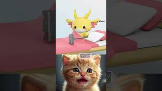 cute pilli and billi sleeping🕷️🤣 trollcat3 short catvideos trollcat spiderman [upl. by Marceau]