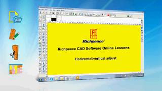 Richpeace CAD Software Online LessonsTip of the dayHorizontalvertical adjustV9 [upl. by Daryle]