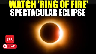 LIVE I Stunning Solar Eclipse  Rare Ring Of Fire Over South America  Argentina I Chile [upl. by Gonsalve]