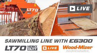 Focus on Productivity WoodMizer LT70 Heavy Duty Sawmilling Line  WoodMizer LIVE [upl. by Skip490]