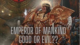 Was The God Emperor Of Mankind Good Or Evil  Warhammer 40k Lore REACTION [upl. by Ecirtal]