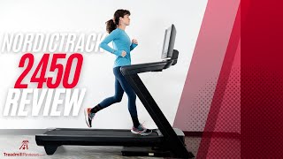 NordicTrack Commercial 2450 Treadmill Review  New For 2023 [upl. by Kinchen]