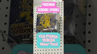 Pokémon Surging Spark ⚡️🐭 11824 Release pokemon pokemoncards collectiblecards pokemontcg [upl. by Riebling]