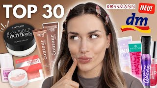 Die 30 BESTEN Produkte aus der Drogerie Makeup Must Haves [upl. by Ojillib657]