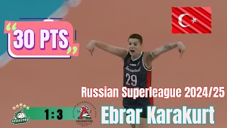 Russian Superleague 202425 R10 Lokomotiv Kaliningrad vs UralochkaNTMK Ebrar Karakurt [upl. by Enillebyam]