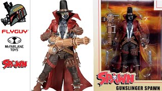 FLYGUYtoys McFarlane Toys  Spawn Gunslinger 7quot Action Figure with Gatling Gun Action Figure Review [upl. by Whiting]