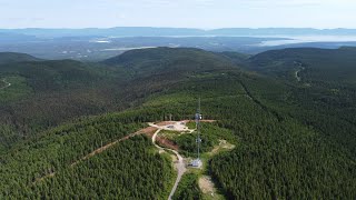 Mont Puddingstone and Surrounding Lakes Gaspe Quebec Canada [upl. by Adara]