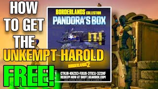 Borderlands 2  How To Get The Unkempt Harold FREE [upl. by Haymes]