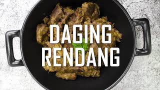 Daging Rendang Rundvlees  Indisch stoofvlees recept uit de Indische keuken  Indische gerechten [upl. by Queri158]