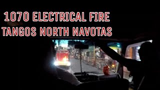 1070 ELECTRICAL FIRE TANGOS NORTH NAVOTAS NOV 12021  MALABON FILIPINOCHINESE FIRE VOLUNTEER [upl. by My]