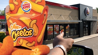 BURGER KING MAC N CHEETOS TASTE TEST  BACK AGAIN [upl. by Axia]