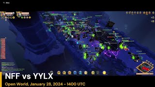 NFF vs YYLX  Open World Fight  Albion Online East 280120241400 [upl. by Kaenel]