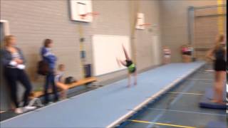 Arabier dubbel flikflak salto Sylvie [upl. by Leynad]