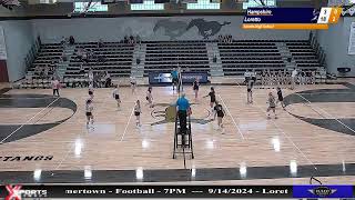 Loretto High School vs Hampshire High School  Volleyball  9112024 [upl. by Cyn430]