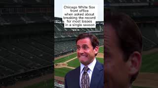 Chicago White Sox break record for most losses in a single season mlb chicagowhitesox [upl. by Deyas766]