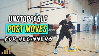 How to 3 Unstoppable Post Moves For Beginners DOMINATE THE PAINT [upl. by Handel398]