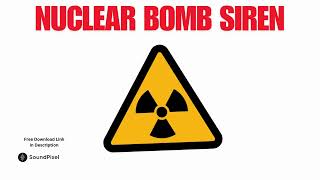 Nuclear Bomb Siren Air Raid Sound Effect  Free Download Copyright Free [upl. by Sotsirhc]