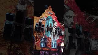 Recklinghausen leuchtet 2024 🤩 ruhrgebiet recklinghausen light lightfestival city night [upl. by Ravert]