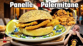 Panino con Panelle Palermitane Irresistibile Street Food [upl. by Ispep]