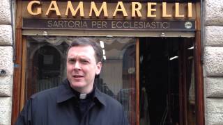 Matt Malone SJ visits Gammarelli [upl. by Cindi154]