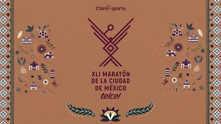 Maratón de la Ciudad de México Telcel 2024 en vivo [upl. by Naiviv]