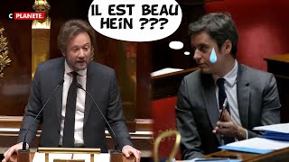 ATTAL est pris en flagrant délits à lassemblée [upl. by Alyac]