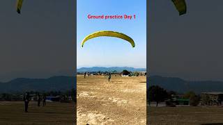 Paragliding ground practice Day 1 More Information 👉 8894886326👈 travel reels birbilling reel [upl. by Verine]