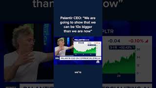 Palantir CEO We are going to show that we can be 10x bigger than we are now [upl. by Nitza]