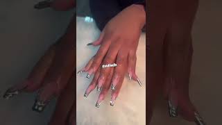 Chrome nails design [upl. by Enelrahc284]