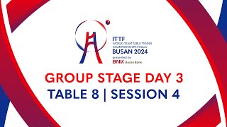 LIVE  T8  Day 3  ITTF World Team Table Tennis Championships Finals Busan 2024  FRA vs AUT M [upl. by Haas]