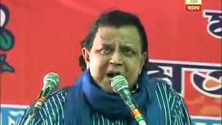 Mithun mentions ABP AnandaNielsen survey is his speech at a TMC poll rally [upl. by Jsandye]