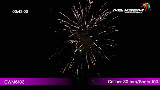 Maxsem Fireworks GWM6103 [upl. by Yadahs]