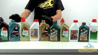 Produktvideo Motoröl 2Takt 4Takt Castrol Shell Eurol Malossi  scooterprosportscom [upl. by Katlaps]