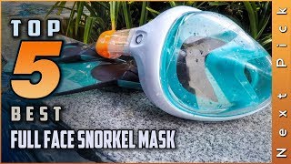 Top 5 Best Full Face Snorkel Masks Review in 2024 [upl. by Auof]