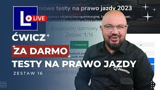 Ćwicz testy na prawo jazdy za DARMO Cz 16 [upl. by Dj]