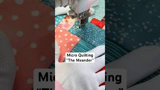 💥Micro Quilting A Meander On A Sewing Machine🔥 quilting thesewingchannel [upl. by Munro]