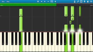 Pink Floyd  Marooned Piano Tutorial  Synthesia [upl. by Mackay161]