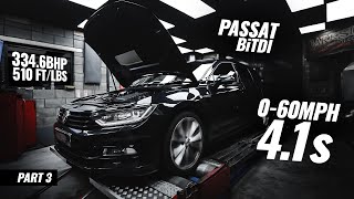 FASTEST Passat 20 BiTDI CUAA 060MPH  41s [upl. by Nrubua652]