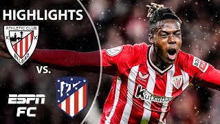 🚨 BACK TO THE FINAL 🚨 Athletic Club vs Atletico Madrid  Copa del Rey Highlights  ESPN FC [upl. by Goldsmith48]